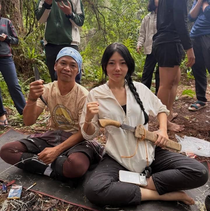 Wendy Walters mendaki Gunung Leuser