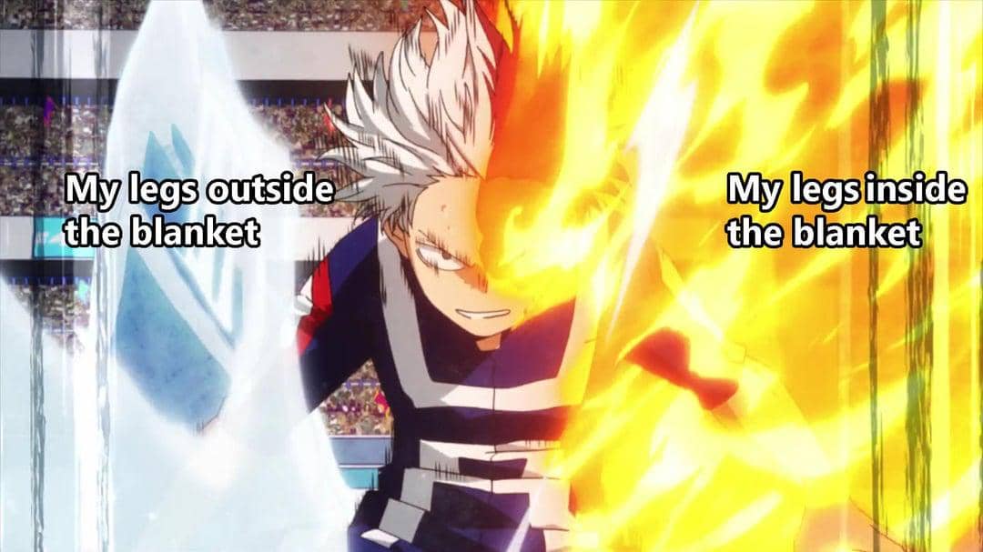 meme anime tentang temperatur