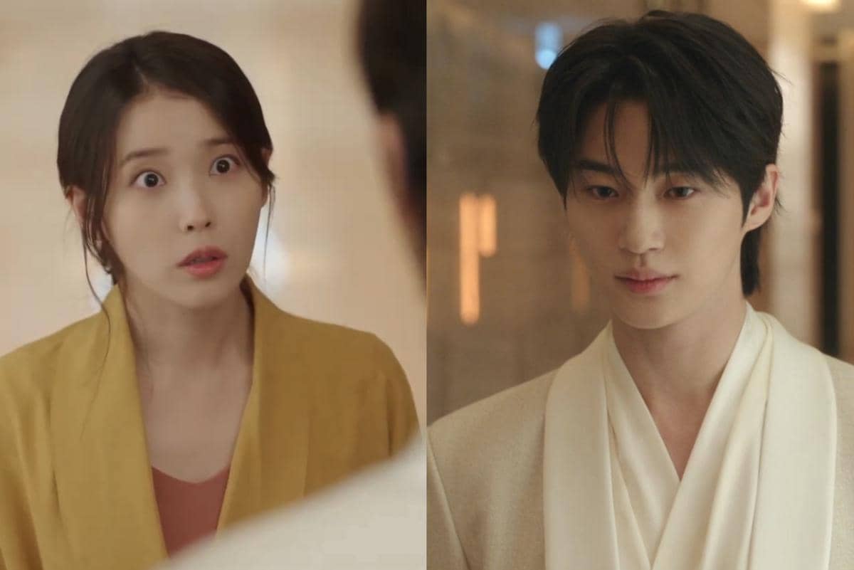 Seong Hui Ju (IU) dan I An (Byeon Woo Seok) dalam drakor Perfect Crown 