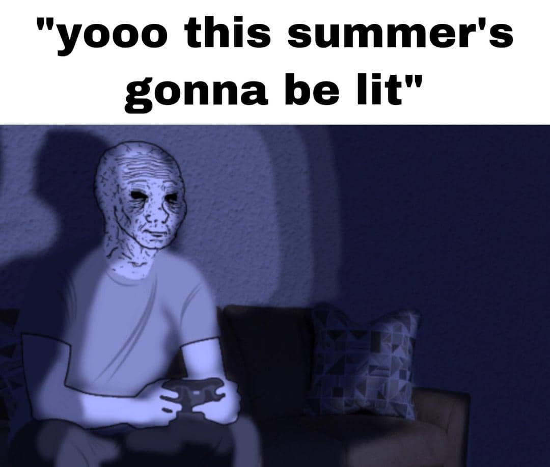 meme kartun tentang musim panas