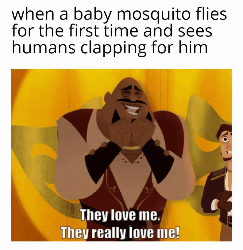 meme kartun tentang nyamuk