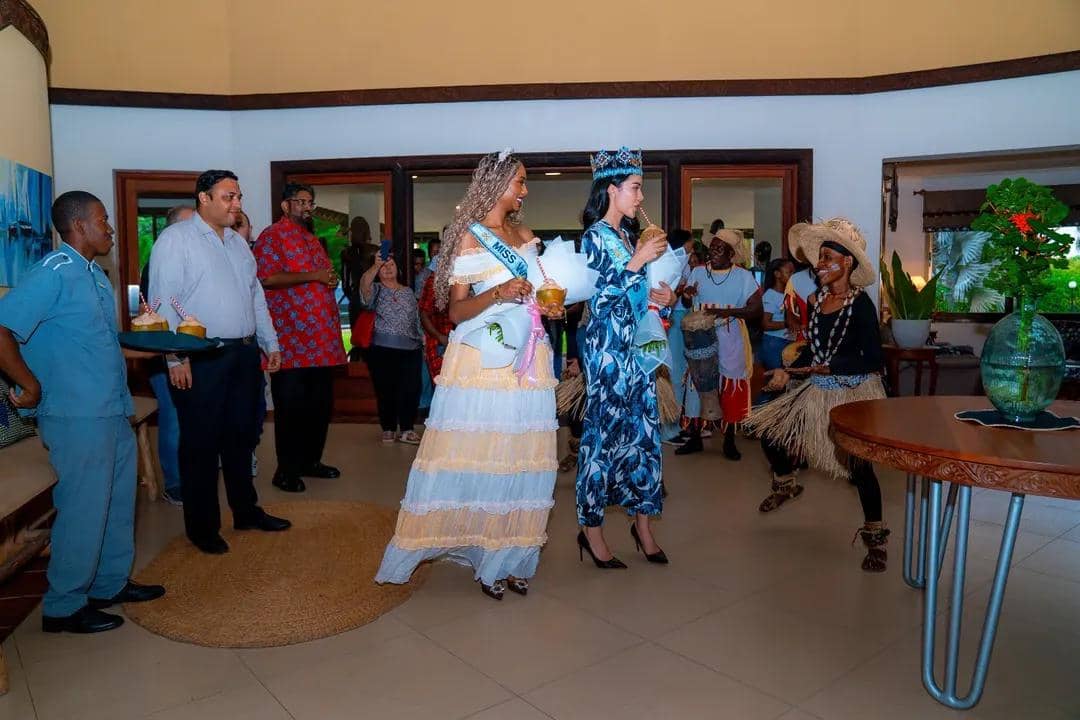 Potret Penyambutan Miss World 2025 Opal Suchata di Tanzania