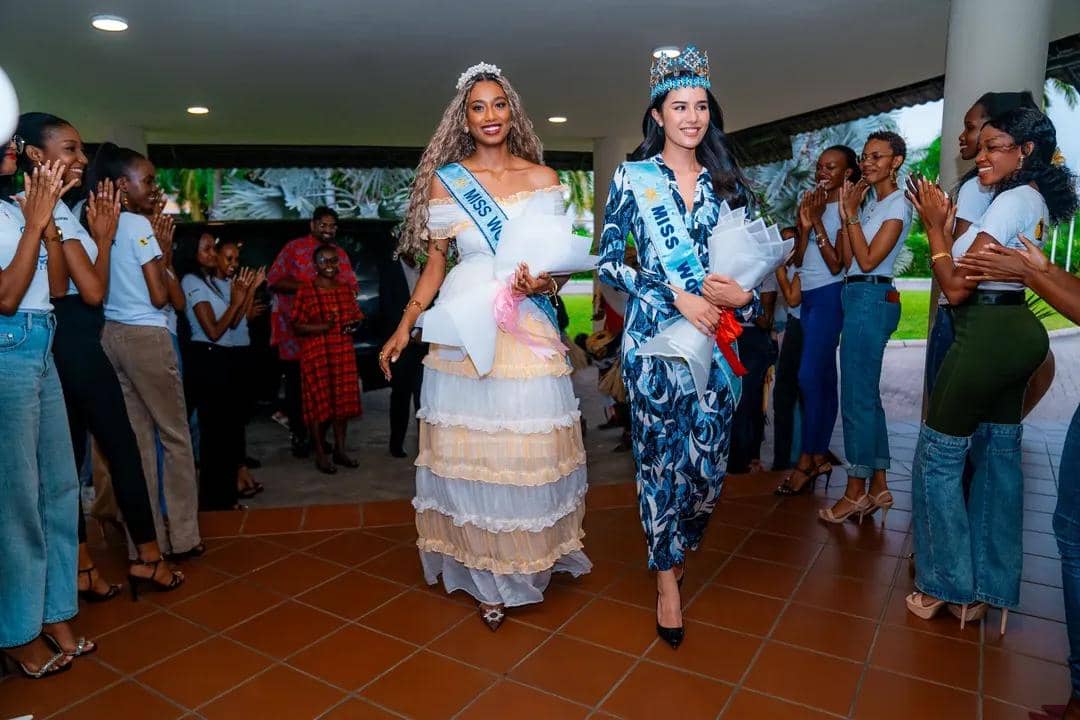 Potret Penyambutan Miss World 2025 Opal Suchata di Tanzania