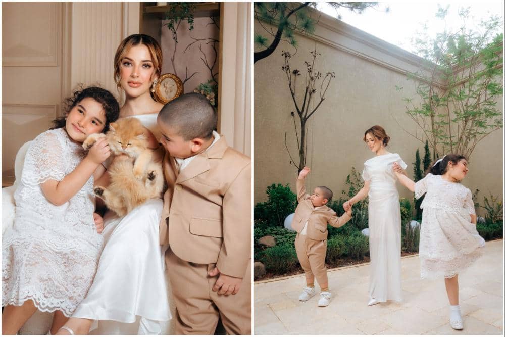 8 Photoshoot Tasya Farasya dengan Anak dan Kucing Kesayangan