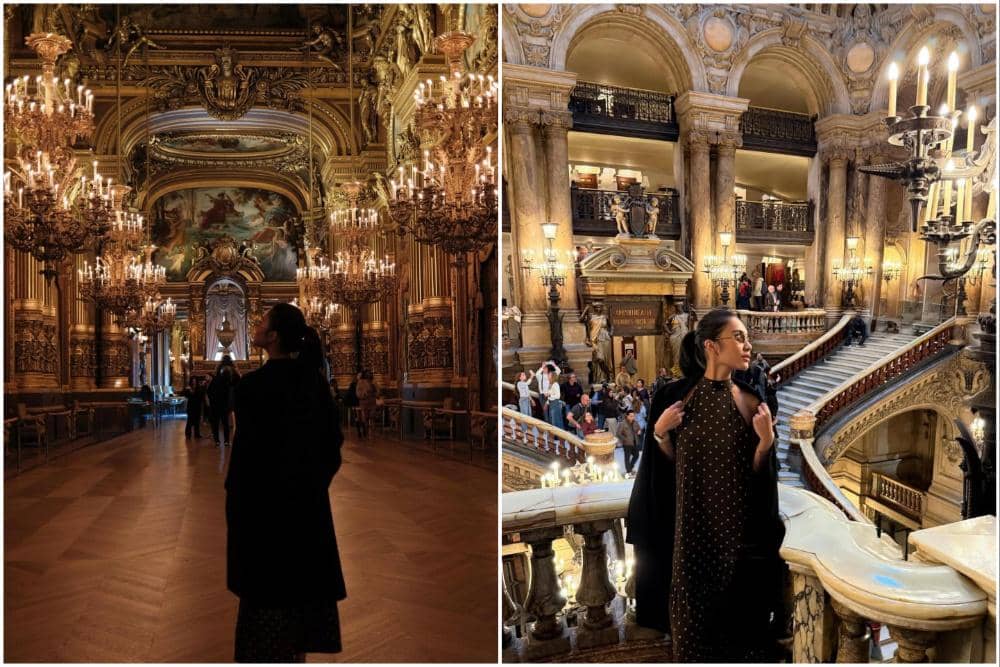 8 Potret Azizah Salsha ke Palais Garnier di Paris, Begitu Megah!