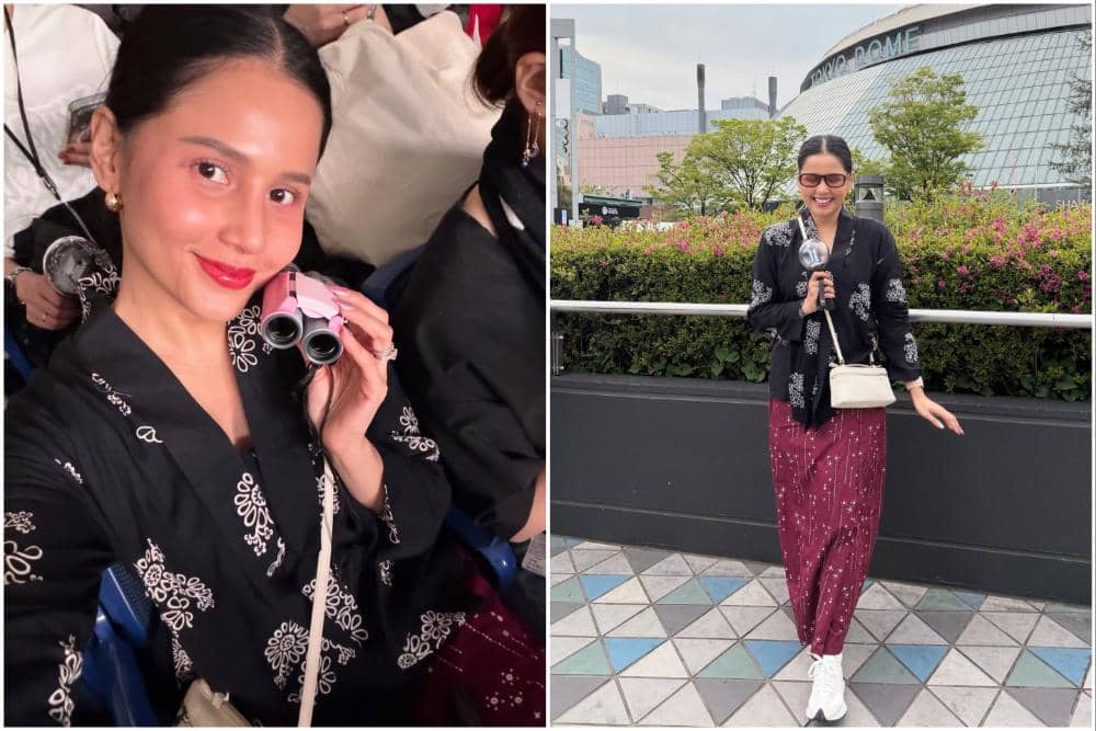 10 Potret Yunita Siregar Nonton Konser BTS di Jepang, tak Bisa Merekam