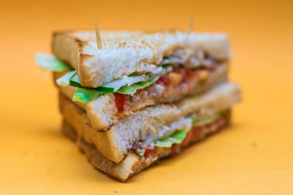 ilustrasi sandwich udang