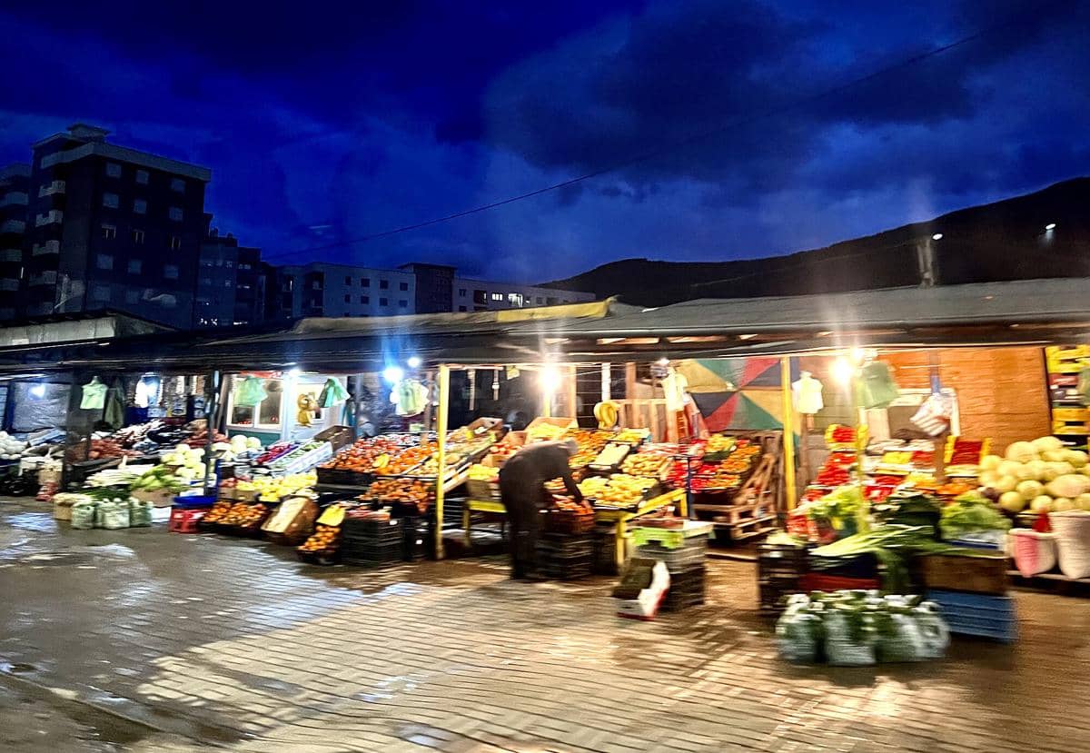 potret perdagangan di Prizren