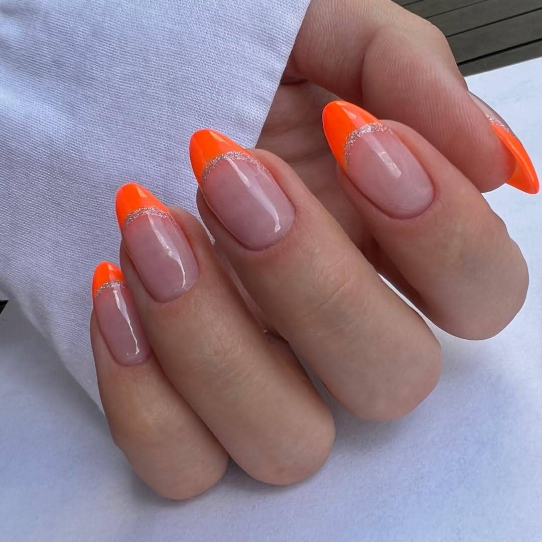 Inspirasi nail art "Aperol Spritz"