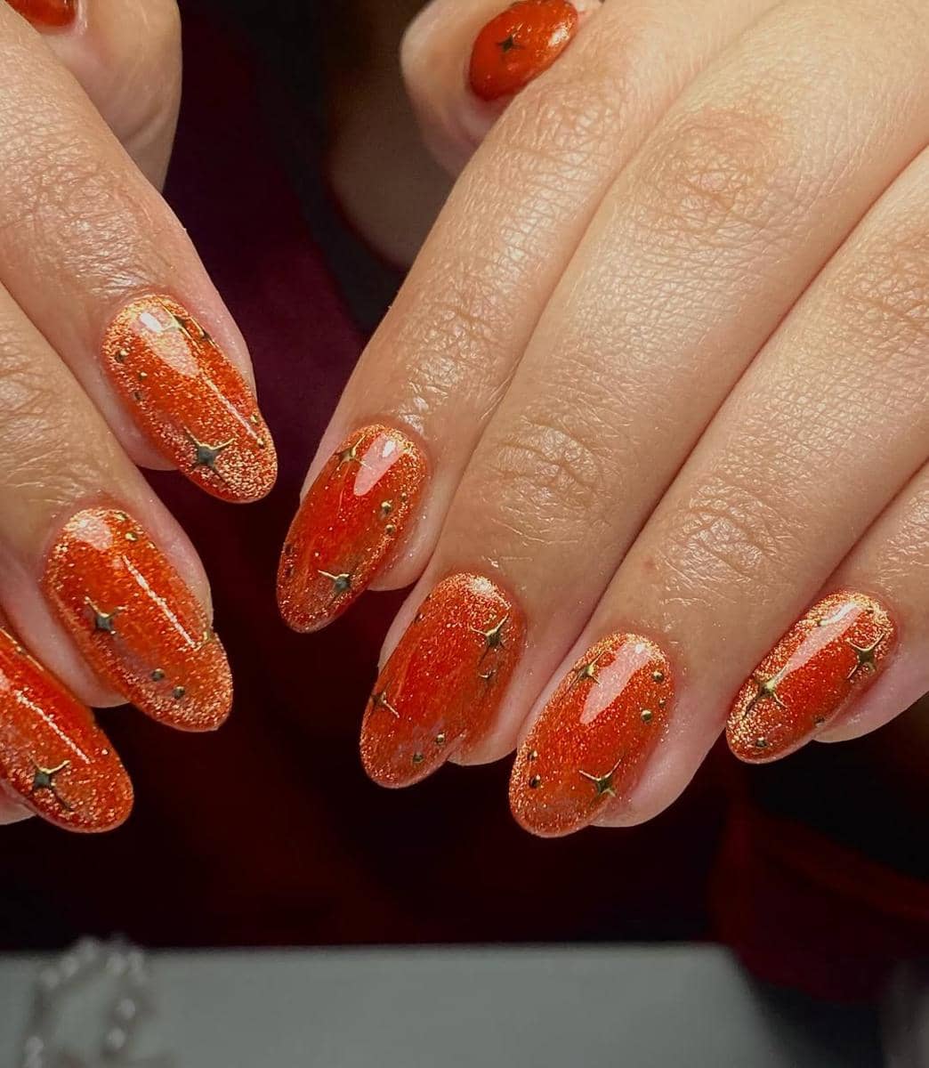 Inspirasi nail art "Aperol Spritz" 