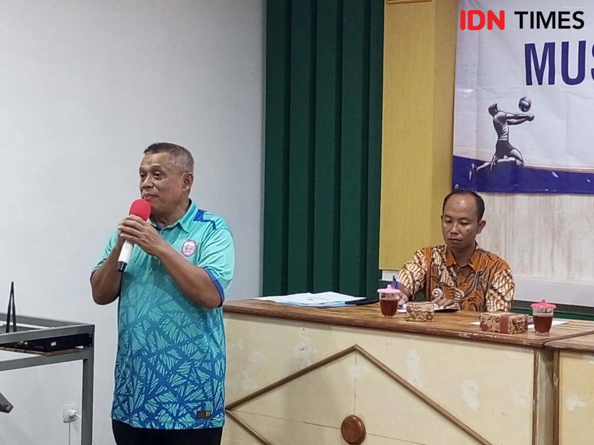 Ketum Pengkab PBVSI Bantul periode 2022-2026, Joko Purnomo. 