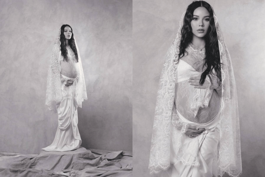 Ide Maternity Photoshoot Hitam-Putih ala Alyssa Daguise, Timeless!