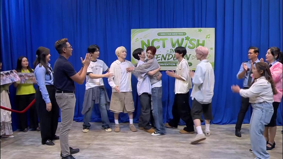 potret NCT Wish di acara Lapor Pak!