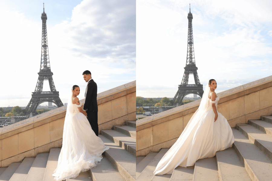 Gaya Prewed Jennifer Coppen dan Justin Hubner di Paris, Dibuat Dadakan!