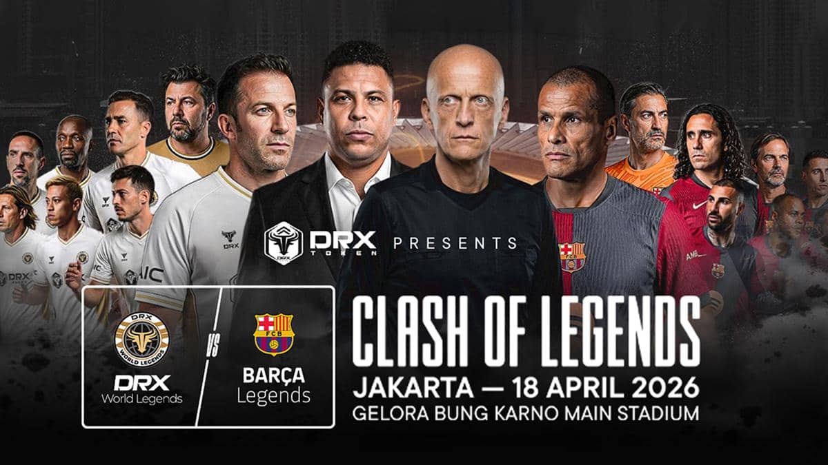 Clash of Legends 2026: Jakarta Sambut Legenda Barcelona dan Dunia