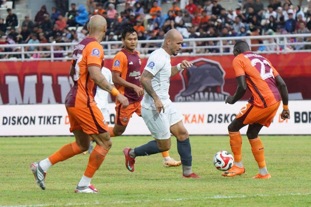 Borneo FC versus PSM Makassar di musim 2025/2026