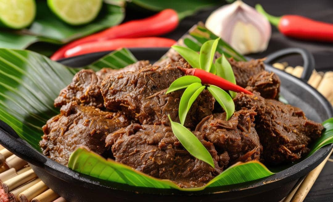 ilustrasi rendang