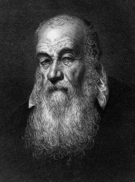 Potret arsitek dan insinyur Venesia abad ke-16, Antonio da Ponte. Ia merancang dan membangun kembali Jembatan Rialto yang ikonik di Venesia.