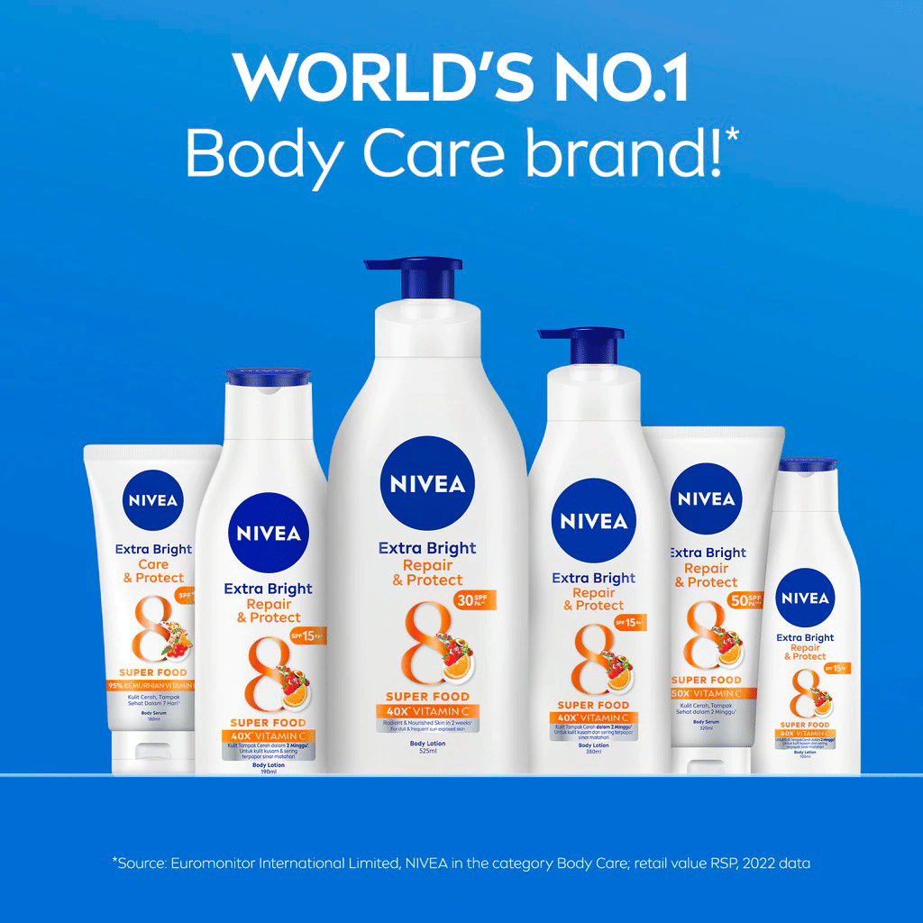 NIVEA Body Lotion Extra Bright Repair & Protect SPF15