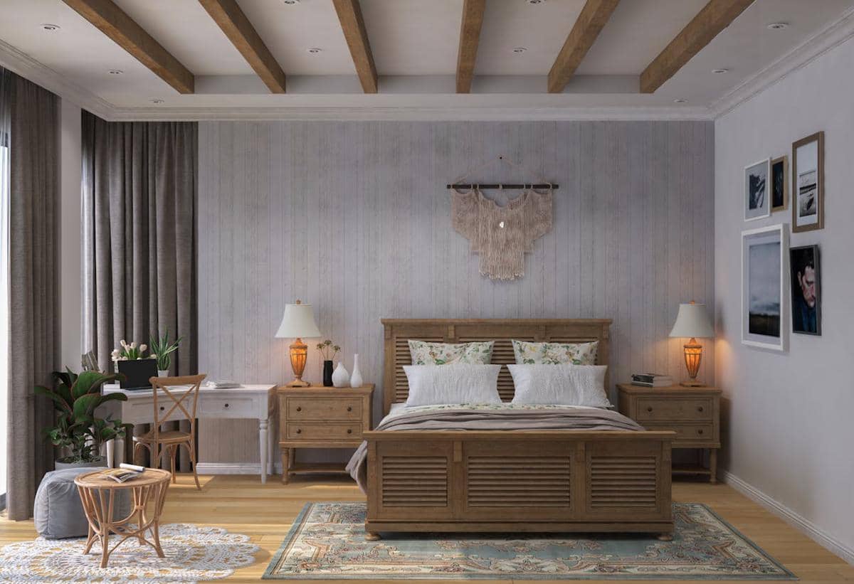 12 Inspirasi Master Bedroom dengan Nakas di Samping Kasur, Estetik!