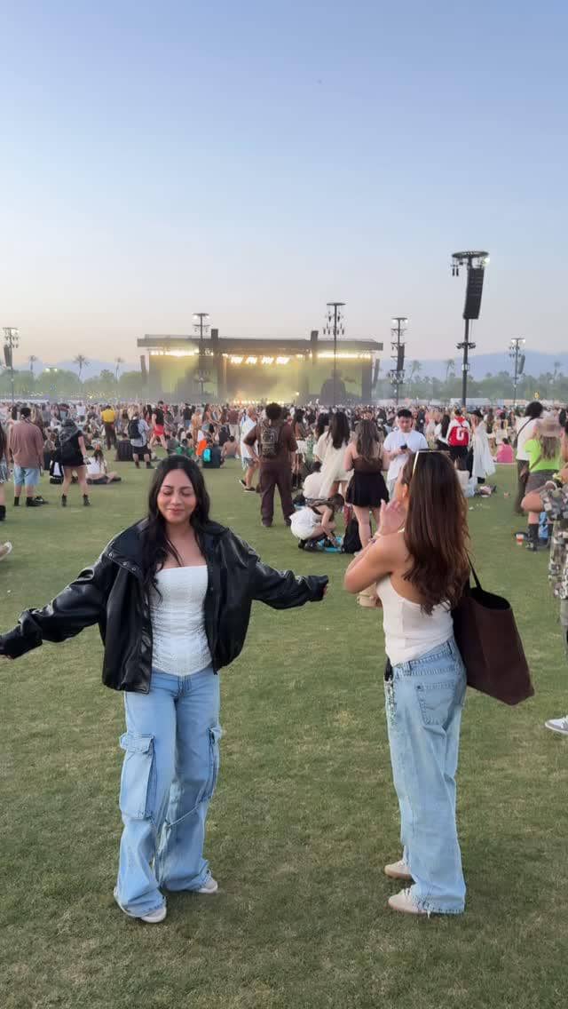 Rachel Vennya menonton coachella di California