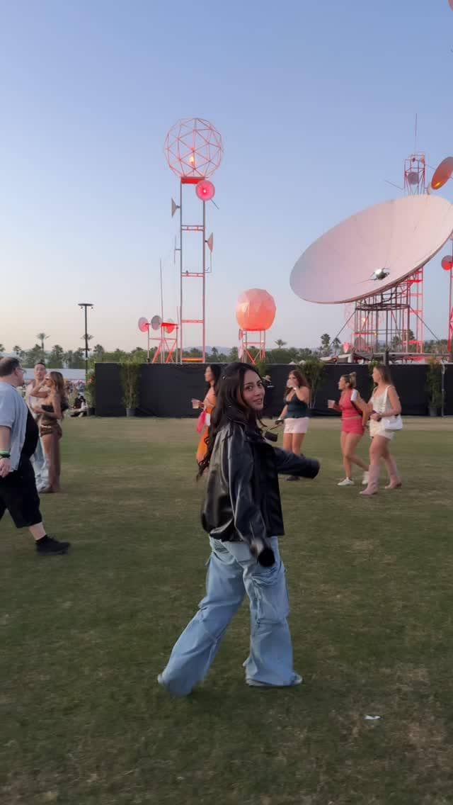 Rachel Vennya menonton coachella di California