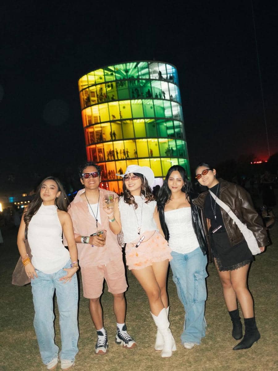 Rachel Vennya menonton coachella di California