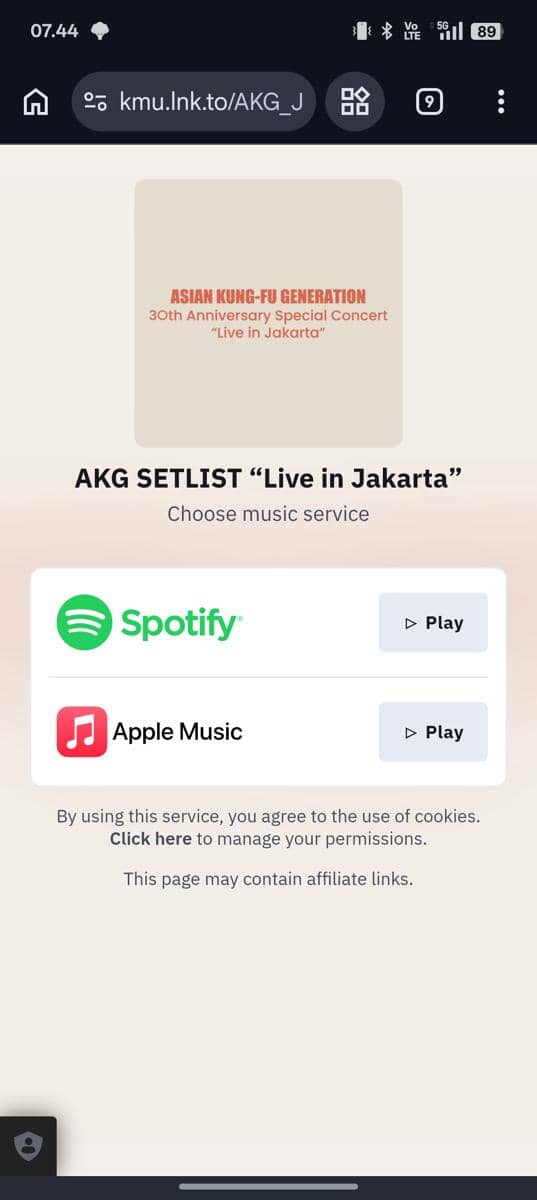 Konser ASIAN KUNG-FU GENERATION 30 ANNIVERSARY 