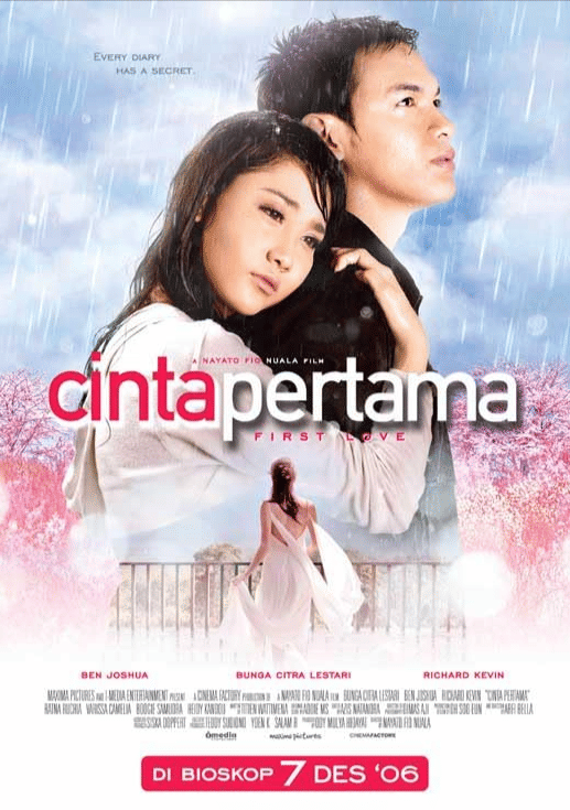 Poster film Cinta Pertama