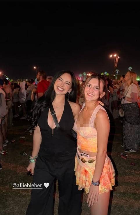 Shafa Harris nonton Coachella 17 April dan foto bareng adik Justin Bieber