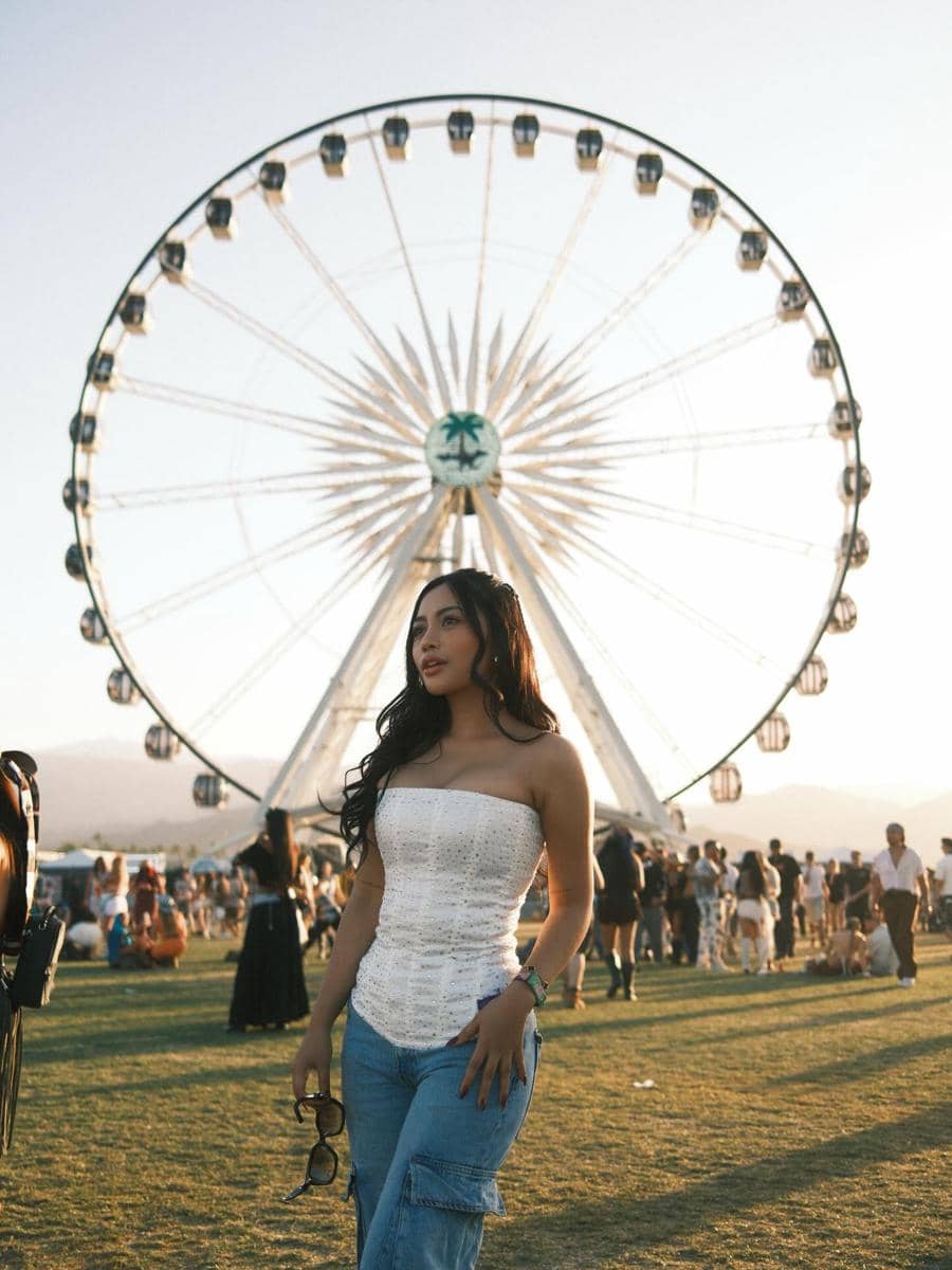 Rachel Vennya nonton Coachella 17 April