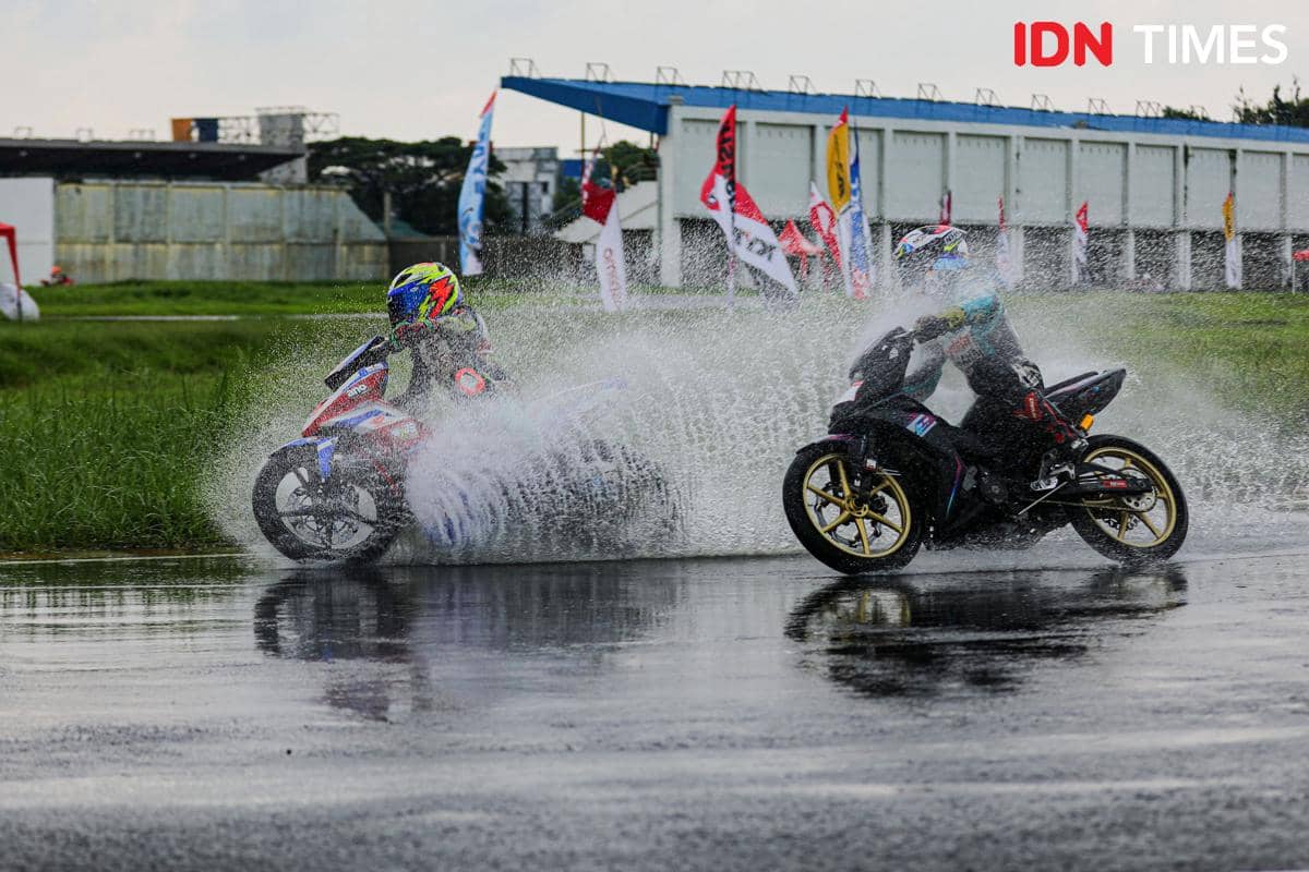 Balap Motor Astra Honda Dream Cup (AHDC) 2026 Regional Sumatra Utara di Sirkuit Pancing, Medan (IDN Times/Arifin Al Alamudi)