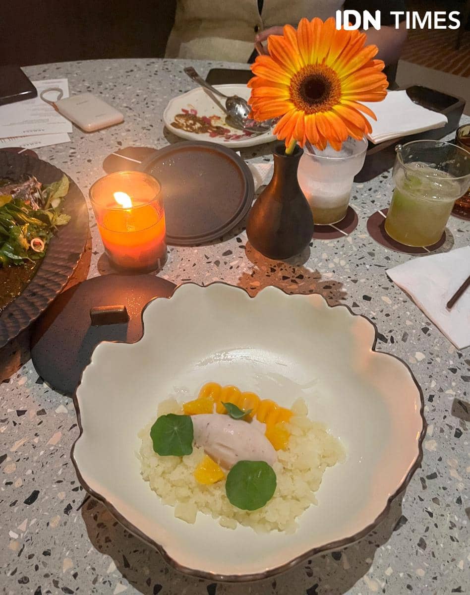 Potret menu dessert Senses Surabaya