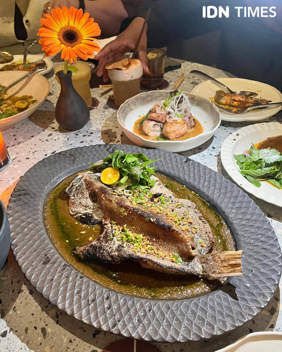 Potret main course Senses Surabaya 