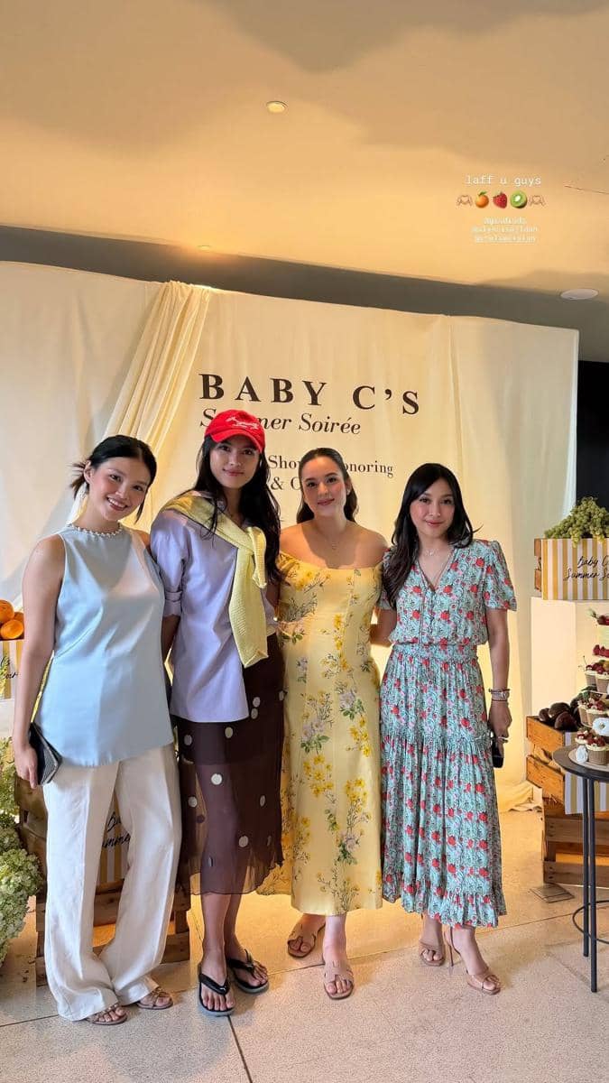 momen baby shower Chelsea Islan