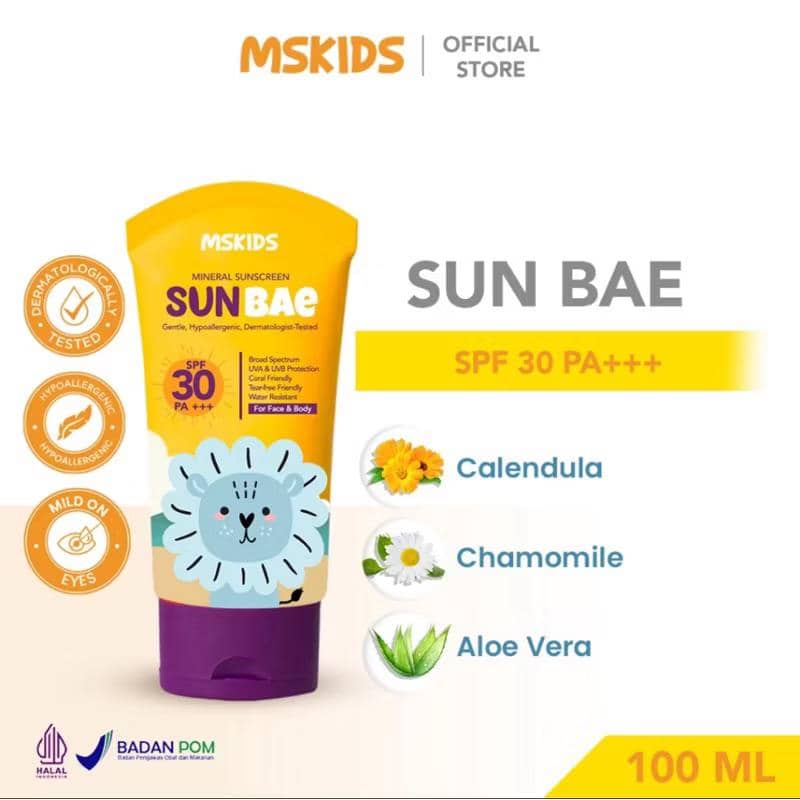 rekomendasi sunscreen anak 
