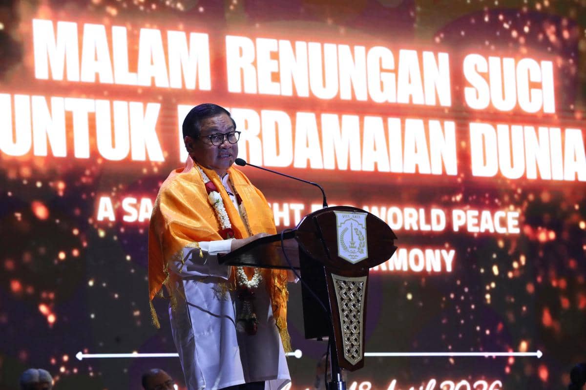 Hadiri Renungan Suci, Pramono Tekankan Pentingnya Prinsip Ahimsa