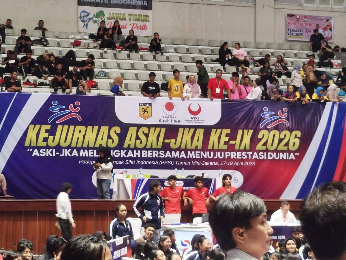 Kejurnas ASKI-JKA 2026 Perdana Terapkan Sistem Budo Karate