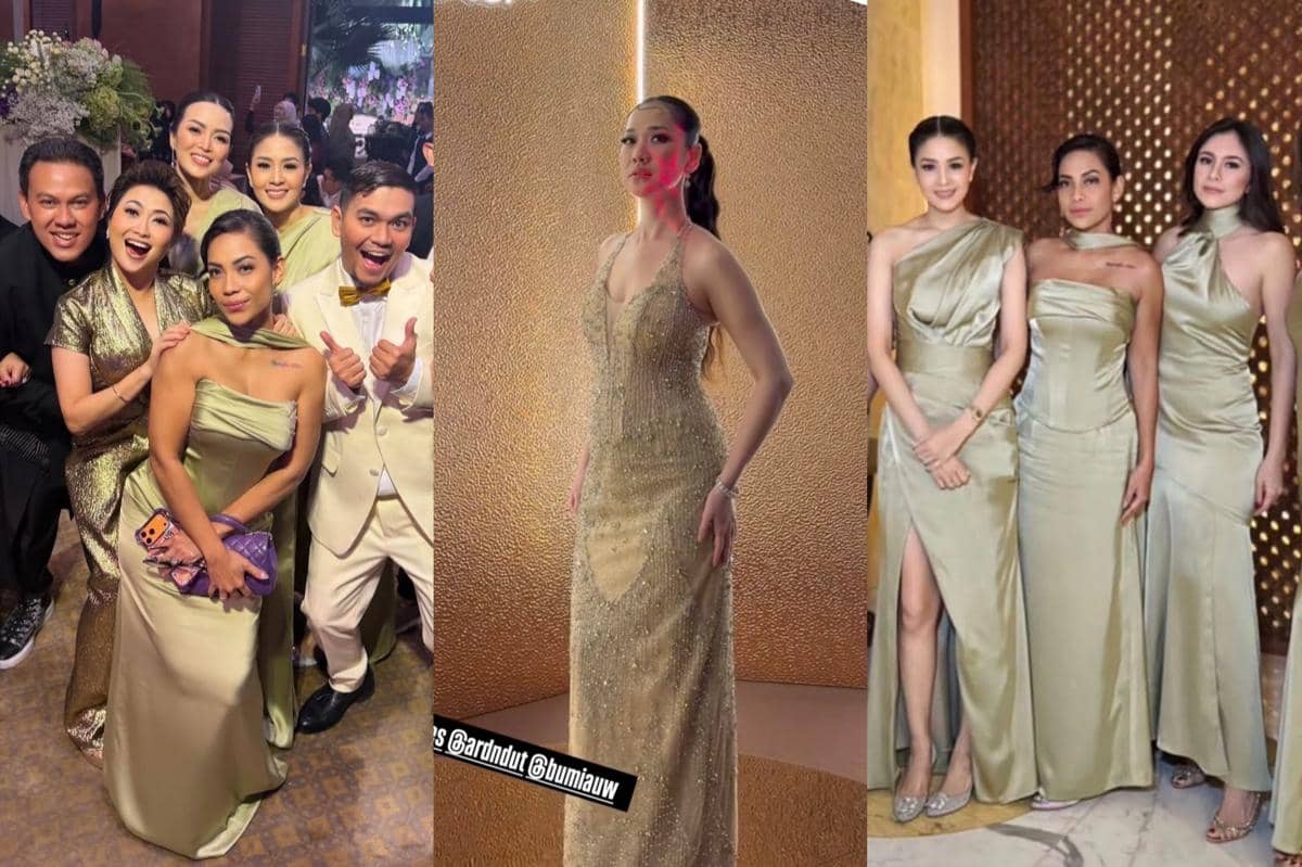 8 Gaya Artis di Pernikahan Anak Faisal Hisyam, Gemerlap Elegan!