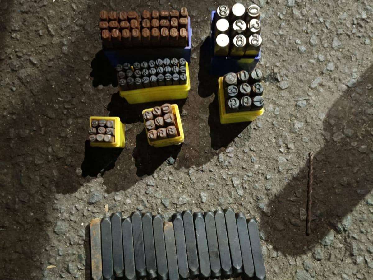 Barang bukti kasus curanmor di Tangerang