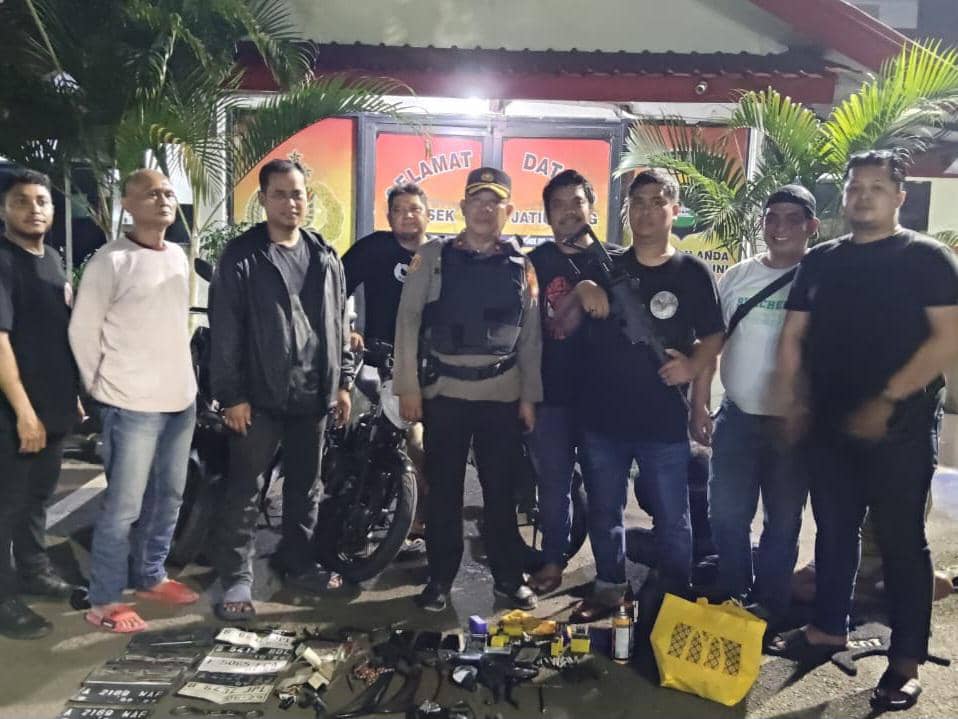 Barang bukti kasus curanmor di Tangerang