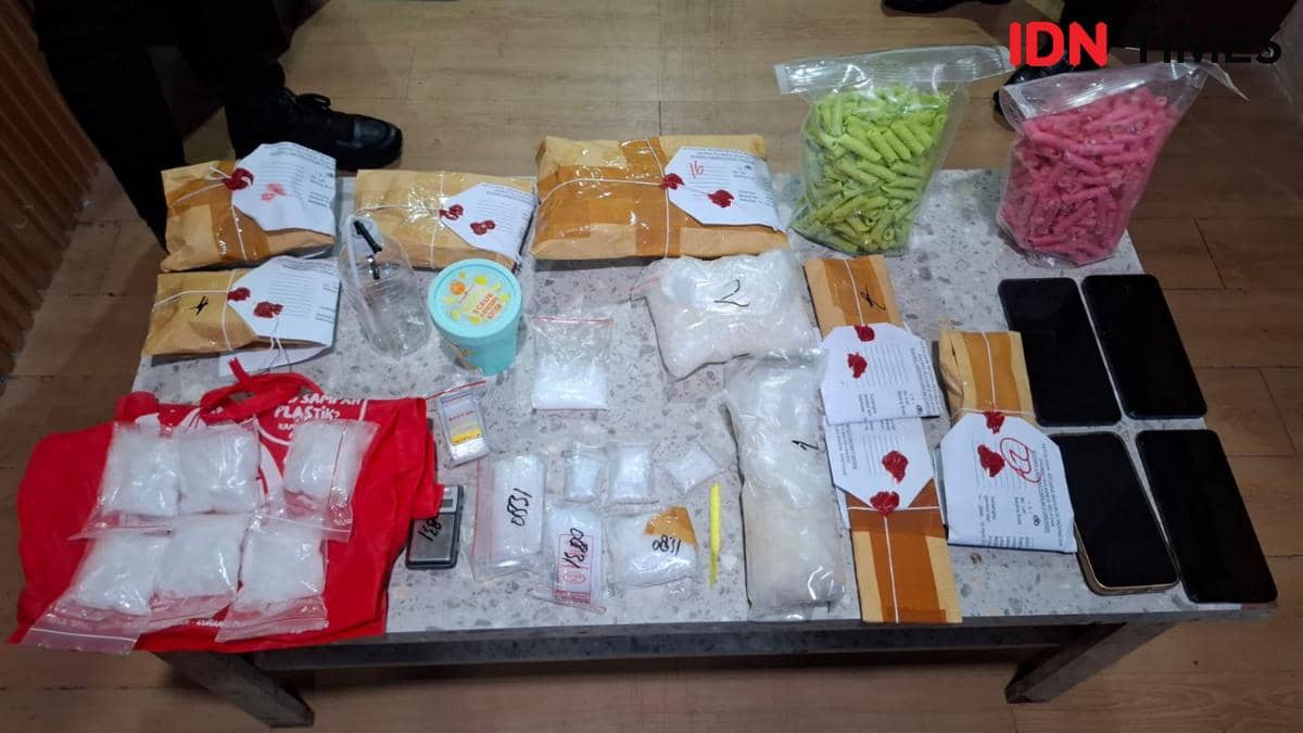 2 Bulan, Polisi di Makassar Sita 1,5 Kg Sabu dan Tangkap 141 Tersangka