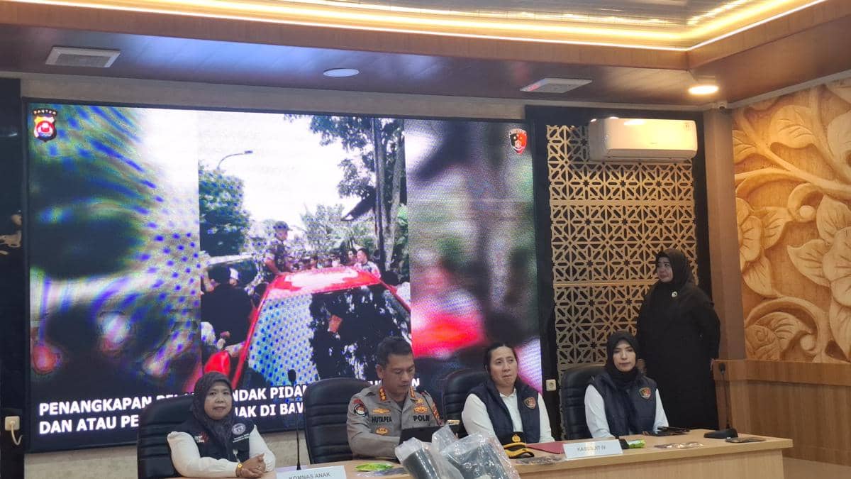 Polisi ungkap kasus pencabulan guru silat (Dok. Khaerul Anwar)