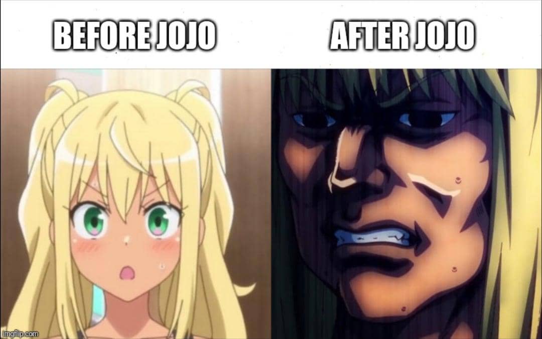 meme anime tentang berkeringat