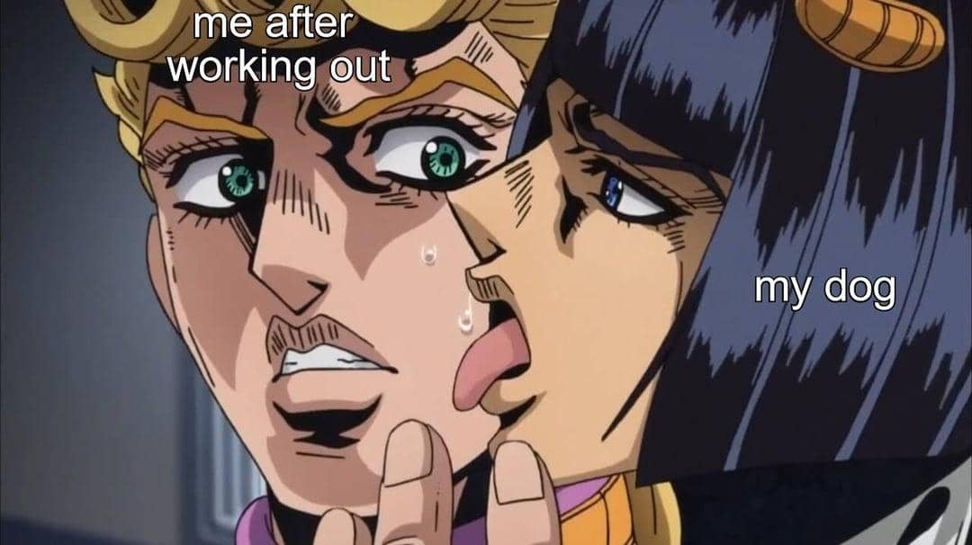 meme anime tentang berkeringat