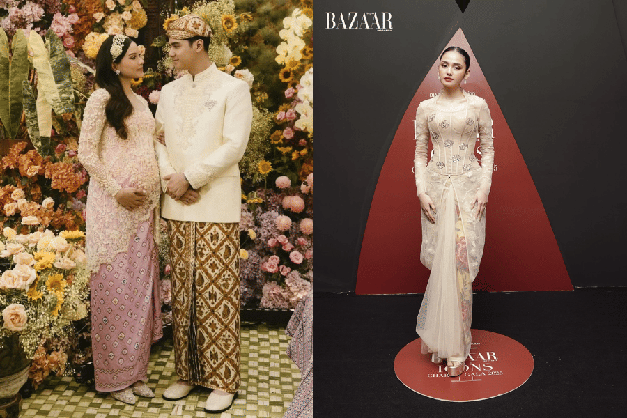 adu gaya kebaya Alyssa Daguise vs Syifa Hadju