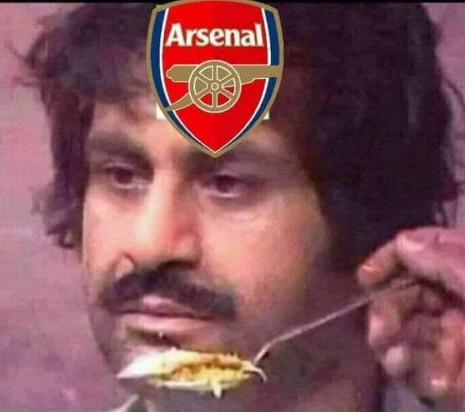 meme Arsenal kalah lawan Man City