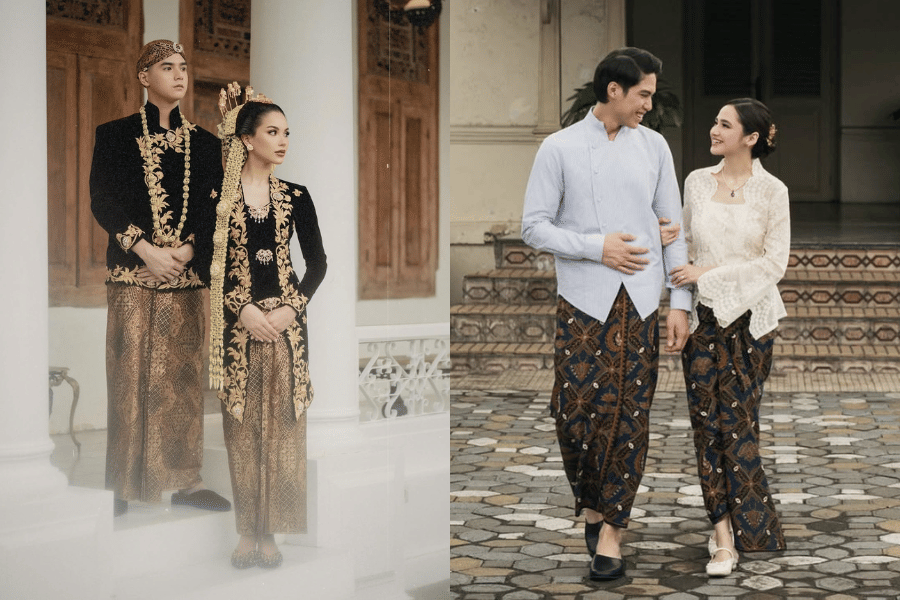 adu gaya kebaya Alyssa Daguise vs Syifa Hadju