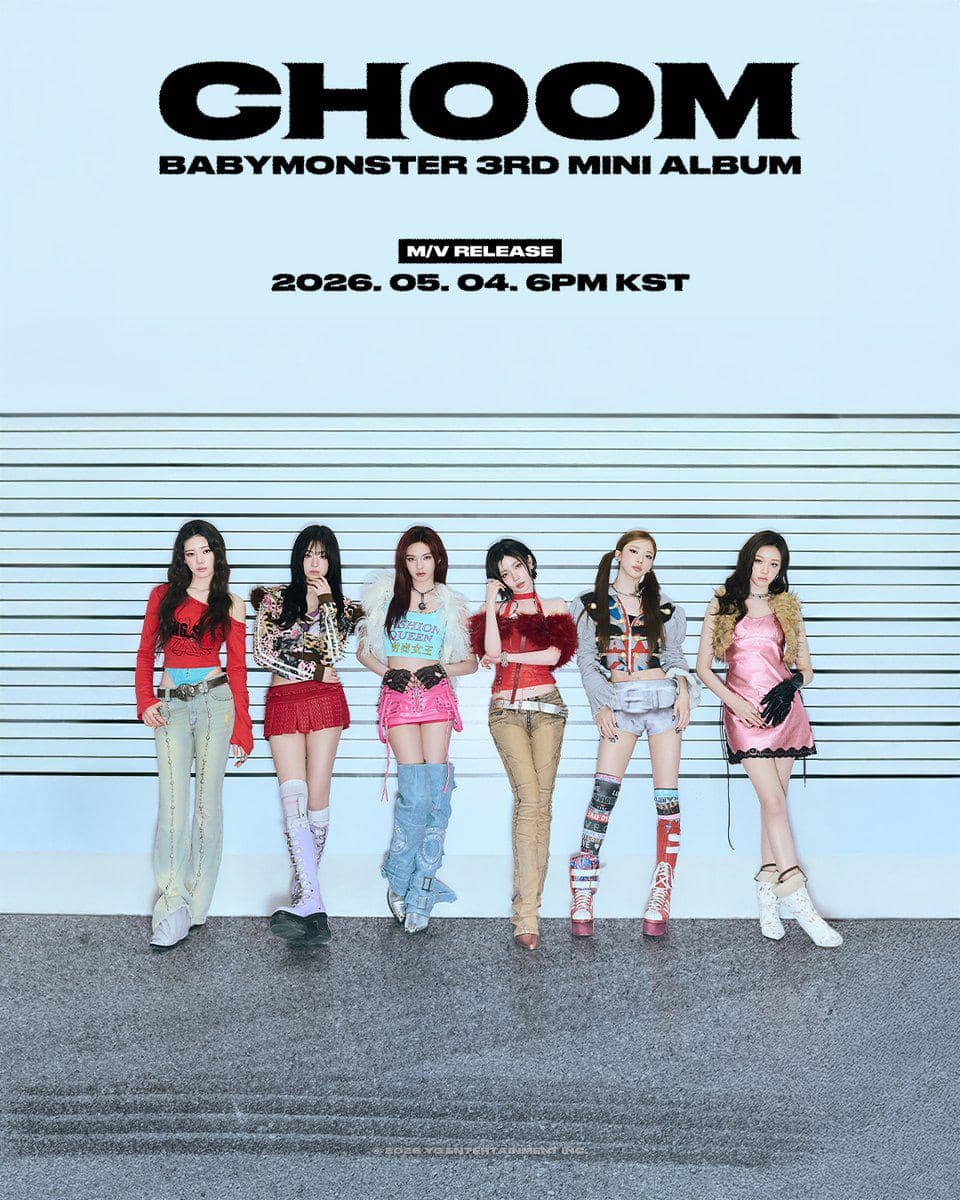 poster mini album ketiga BABYMONSTER CHOOM