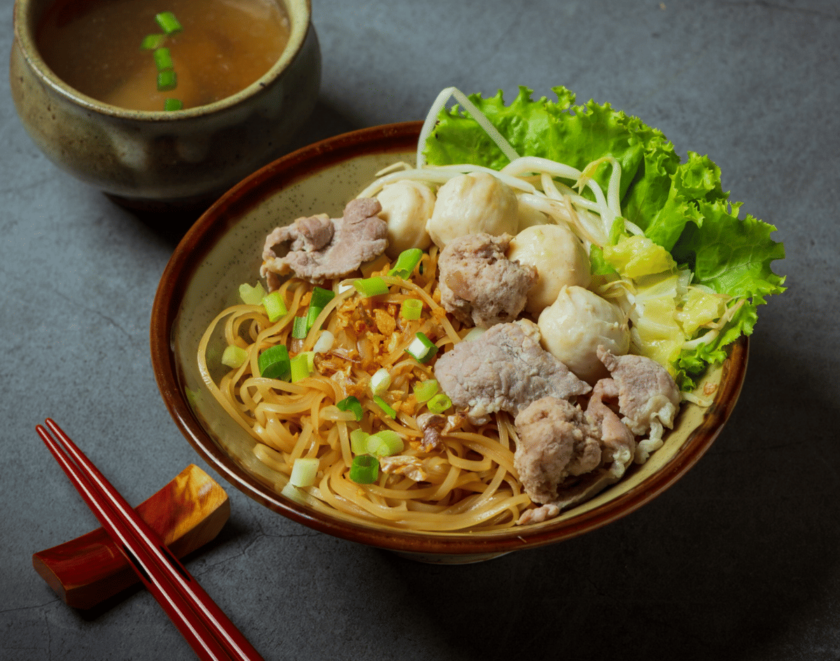 Ilustrasi Mie Ayam Bakso 